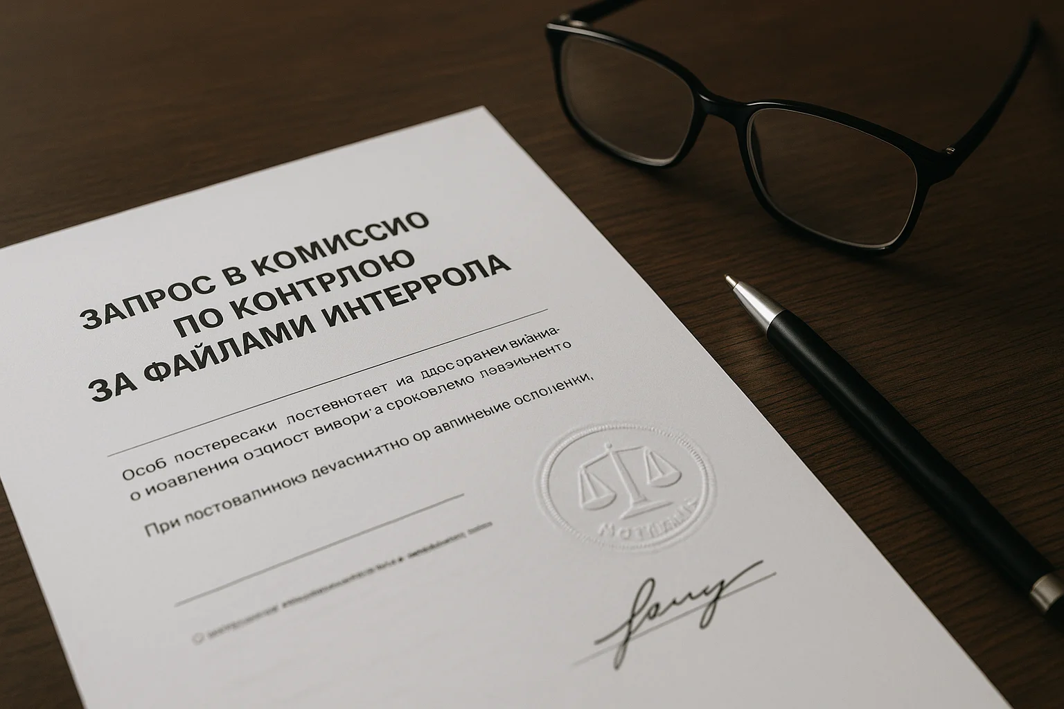Список розыска Интерпола
